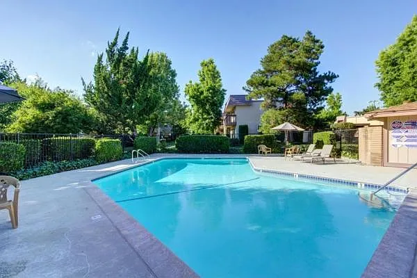 Sparkling pools on site_