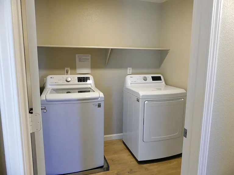 In-unit laundry