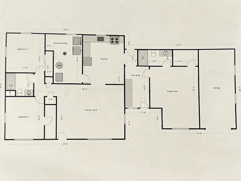Floor plan. Indoor photos coming soon...