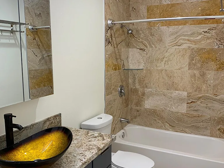 2nd Bathroom w/ Glass Vessel Sink