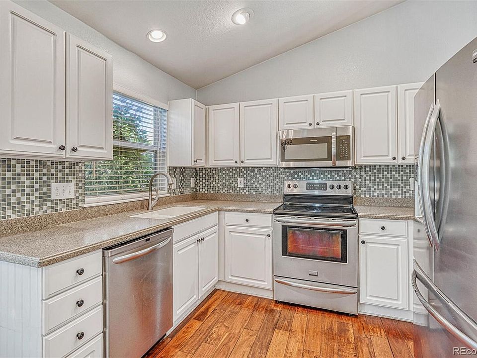 Nicely updated kitchen with stainless steel appliances