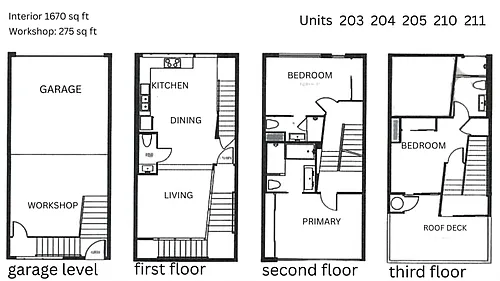 Floor plan PRE-LEASING Townhome Open Floor plan