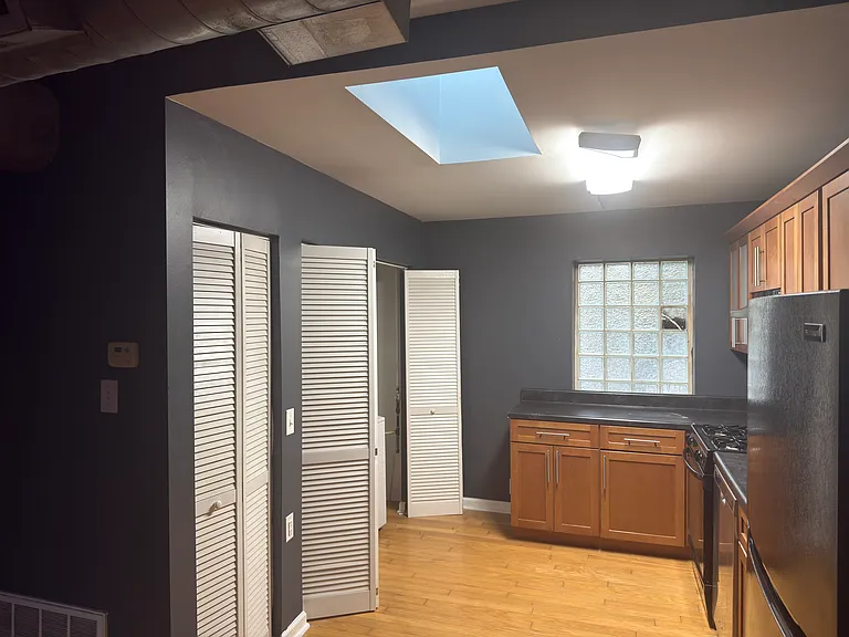 kitchen with utility closets ie: washer/dryer, hvac etc