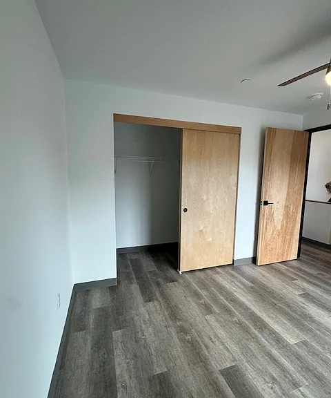 closet and bedroom door