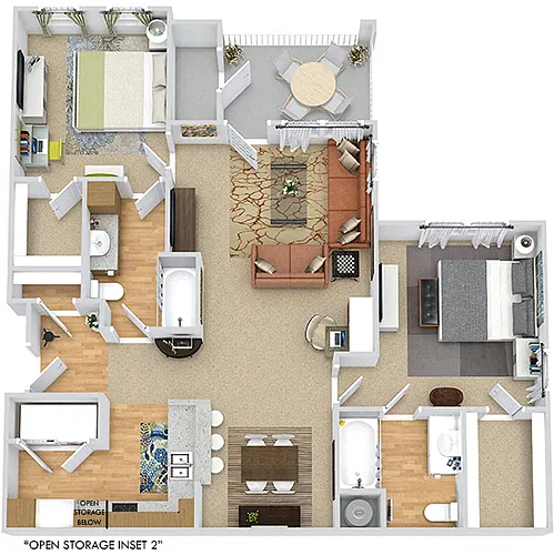 Floor plan Hickory