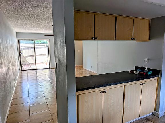 Entrance by the kitchen and sitting room