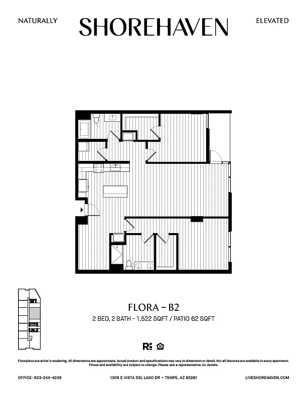 Floor plan Flora - B2