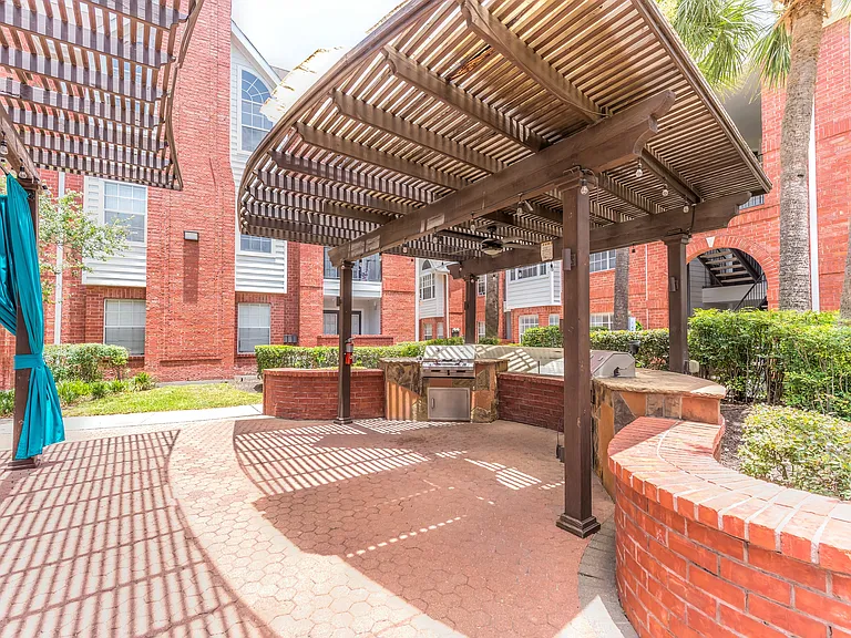 Take your meals to the outdoor grilling area