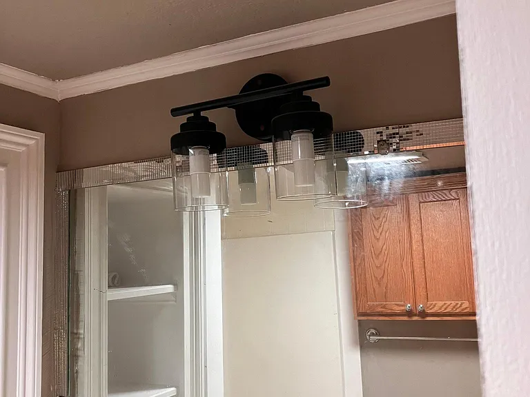 Second full bath mirror