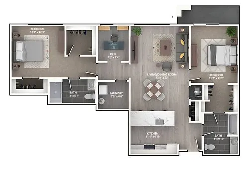 Floor plan B10D