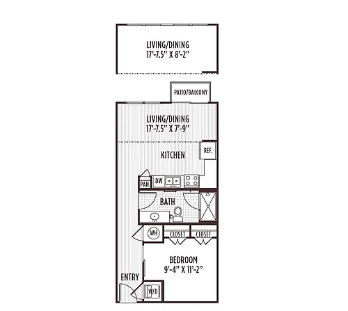 Floor plan E1A