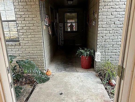 Entry to back door
