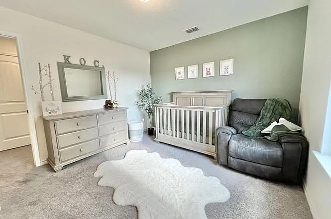 Bedroom #3 with Walk-In Closet: Second Floor