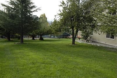 Very large yard.