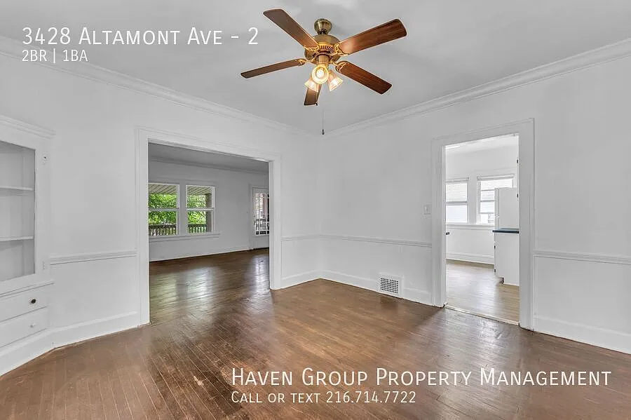 3428 Altamont Ave | Unit 2, Cleveland Heights, OH 44118 - Spacious 2-bed 1-bath multi-family home! — Photo 4