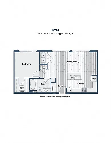 Floor plan A715