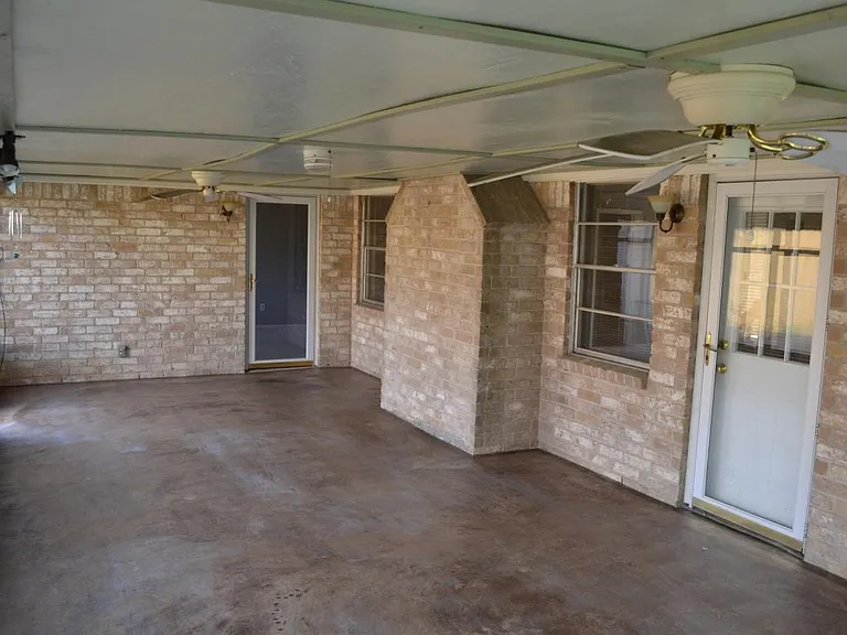 Stained concrete floor