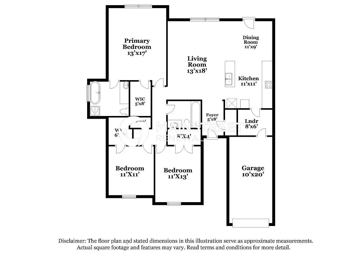 Floor Plan - 3604 Throughbrook Ct