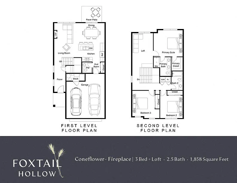 Floor plan Coneflower - Upgraded