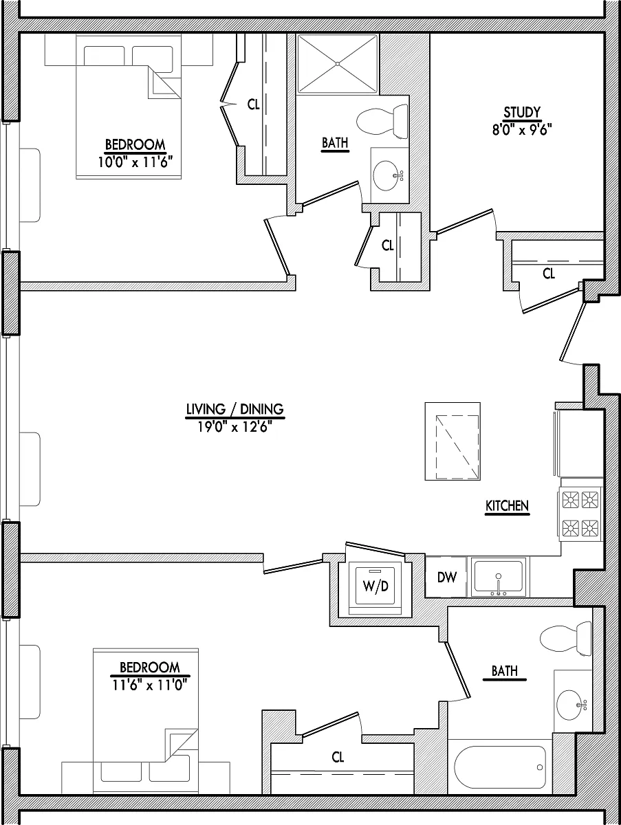 Floor plan B1-1