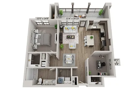 Floor plan A4 - Azure