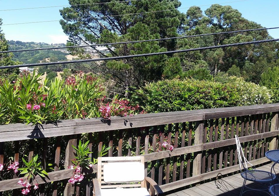 Deck Facing the Oakland Hills