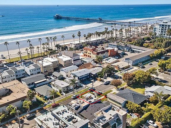 Location relative to the beach.