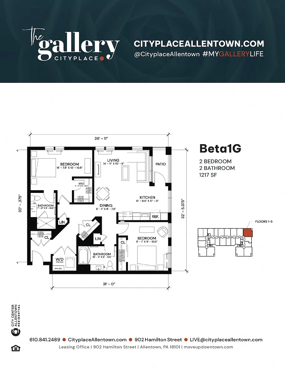 Floor plan Beta1G