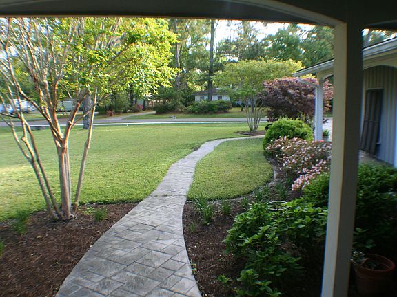 Front walk in april