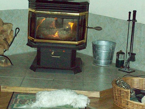 wood stove