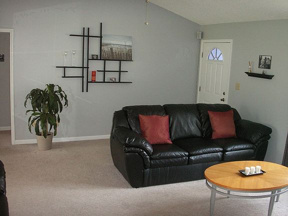 Living room, vaulted ceiling
