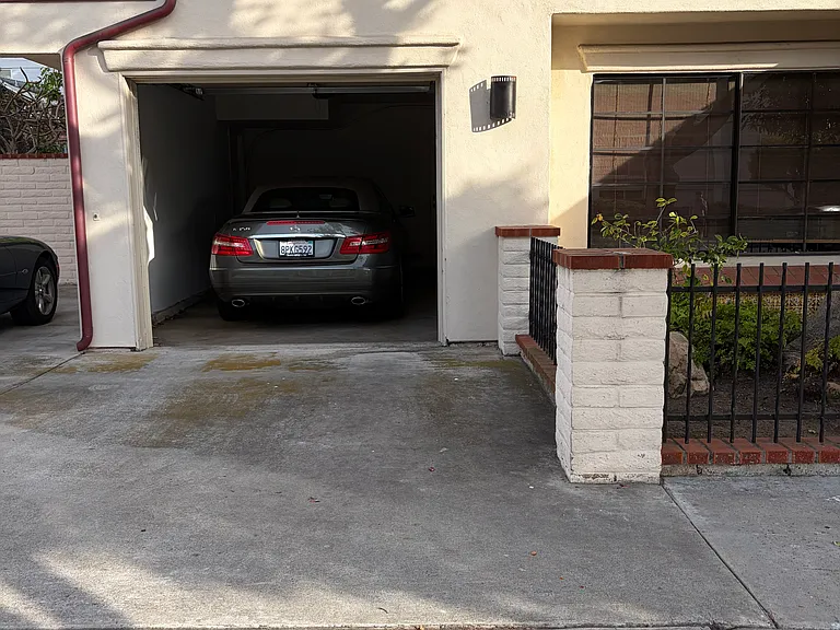 One car attached garage