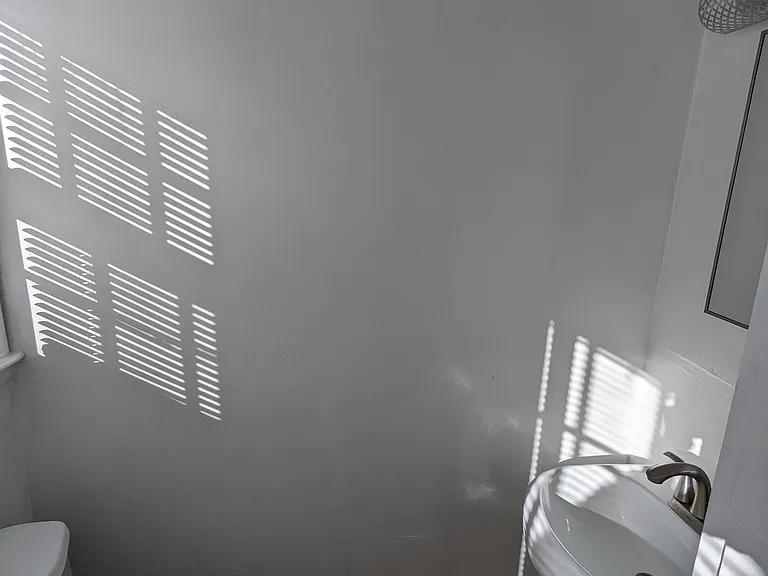 Half Bathroom attached to 3rd Bedroom