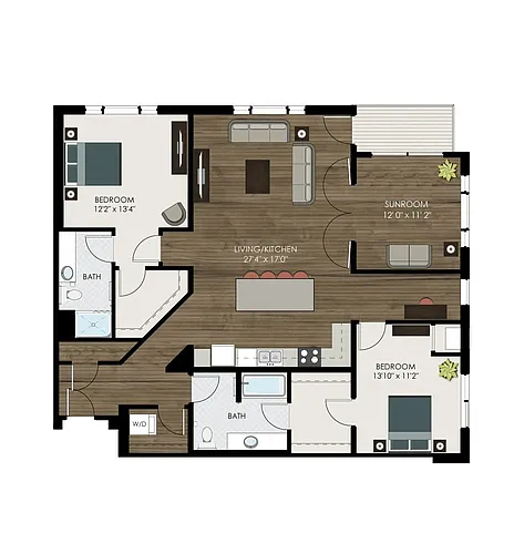 Floor plan The Bungalow