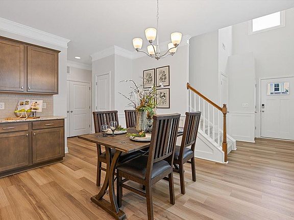 Spacious dining area