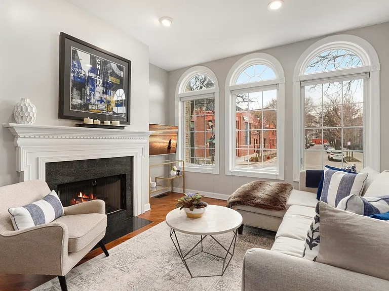 Stunning upstairs light filled living space