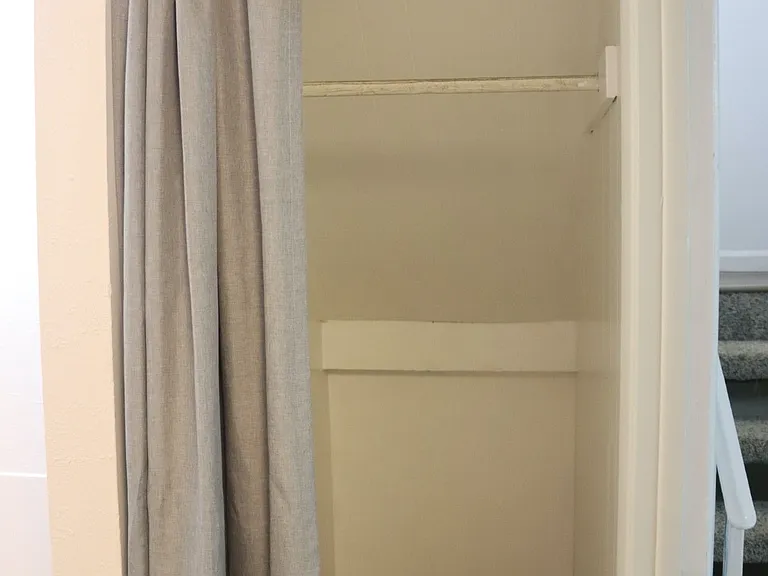 More storage under the stairs.