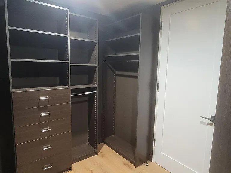 Built-in fitted closet
