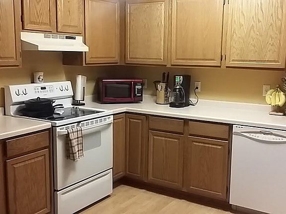 Kitchen with cabinets