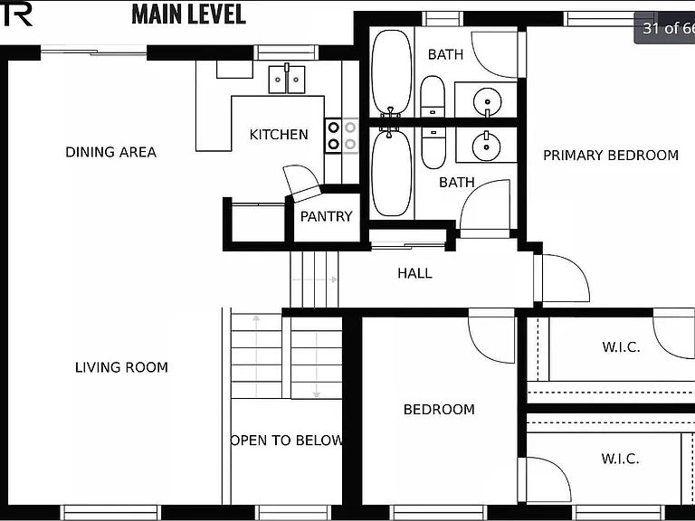 Floorplan - upper level