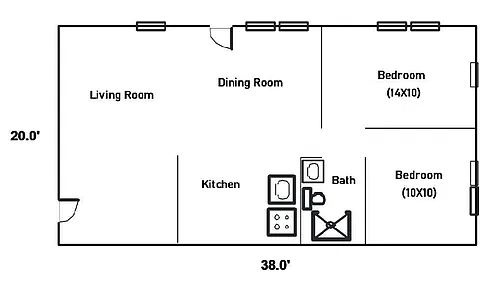 Floor plan 25 Mary Street