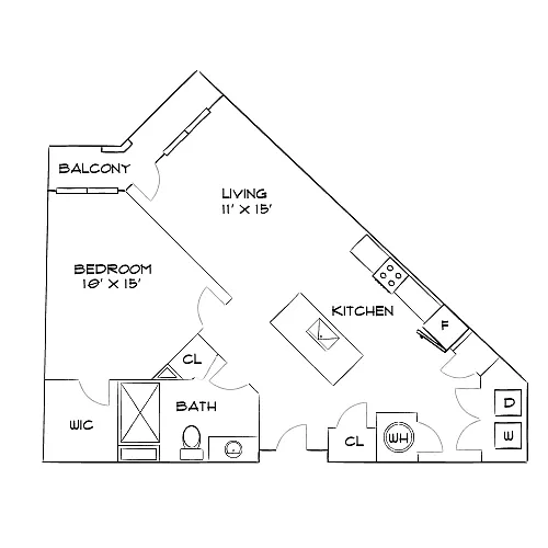 Floor plan Design 1B