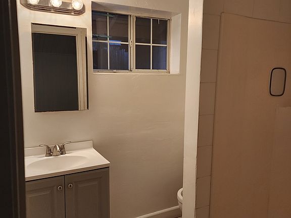 Private restroom with shower