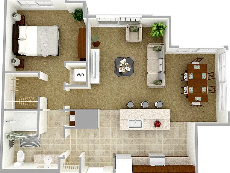 The Gershwin | 1 Bedroom | 1 Bathroom