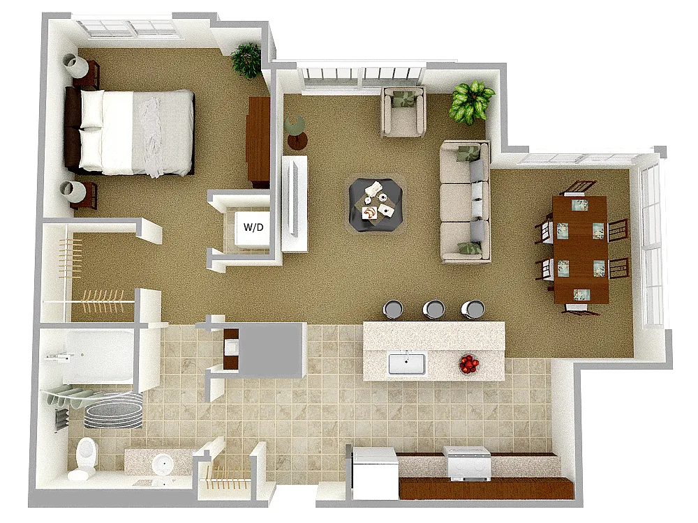 Floor plan The Gershwin