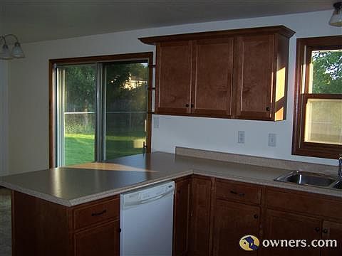 Kitchen-patio door