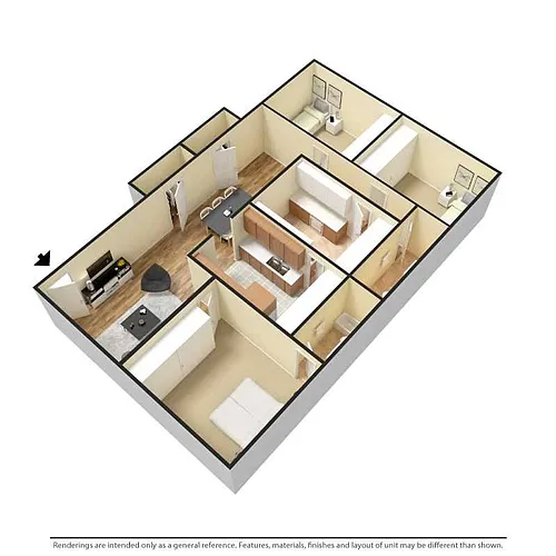 Floor plan 3 bedrooms