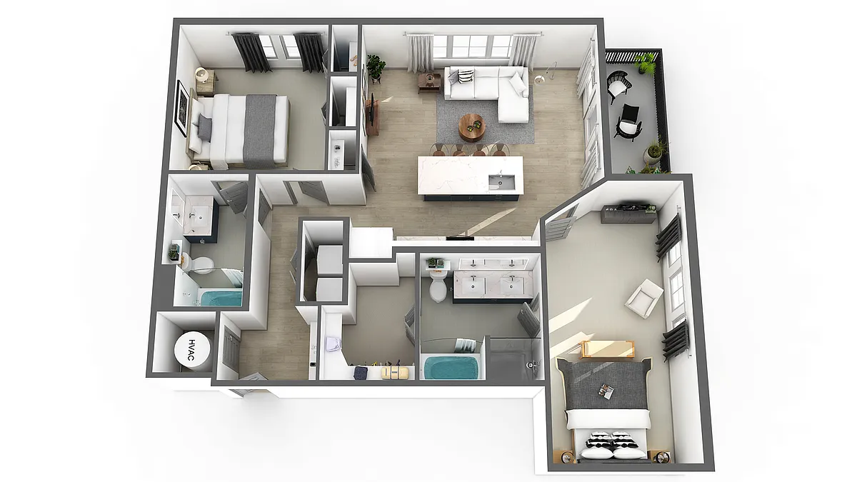 Floor plan B1a