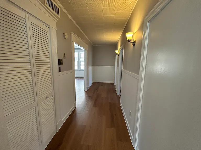 Hall with closet