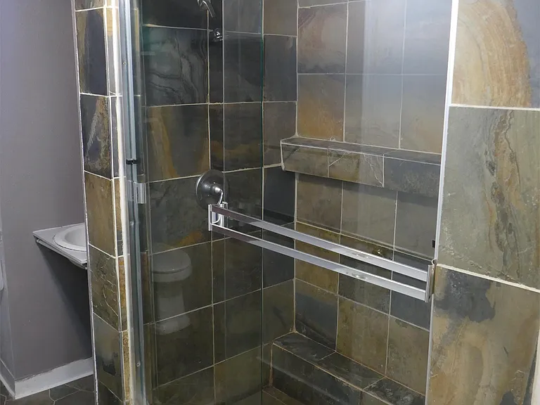 Large custom shower